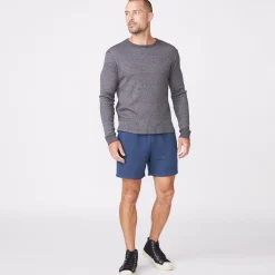 MONROW Thermal Long Sleeve Crew FADEDBLACK Outlet